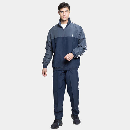 MENS TRACK SUIT 0104 CLASSIC NAVY GREY