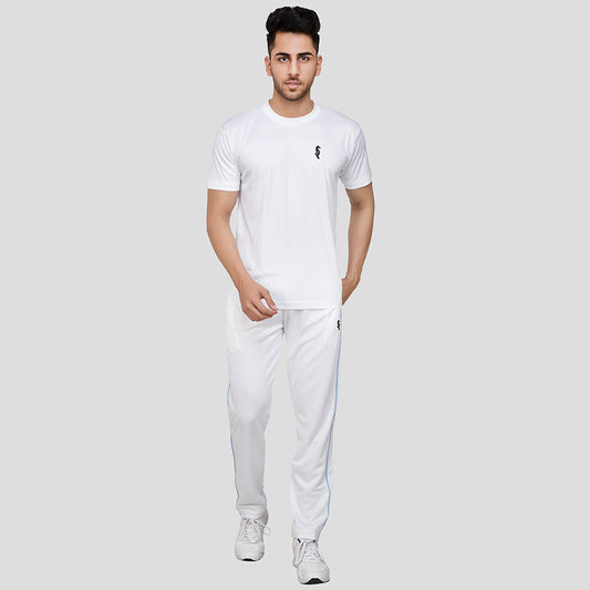 MENS T-SHIRT R/NECK WHITE 0107