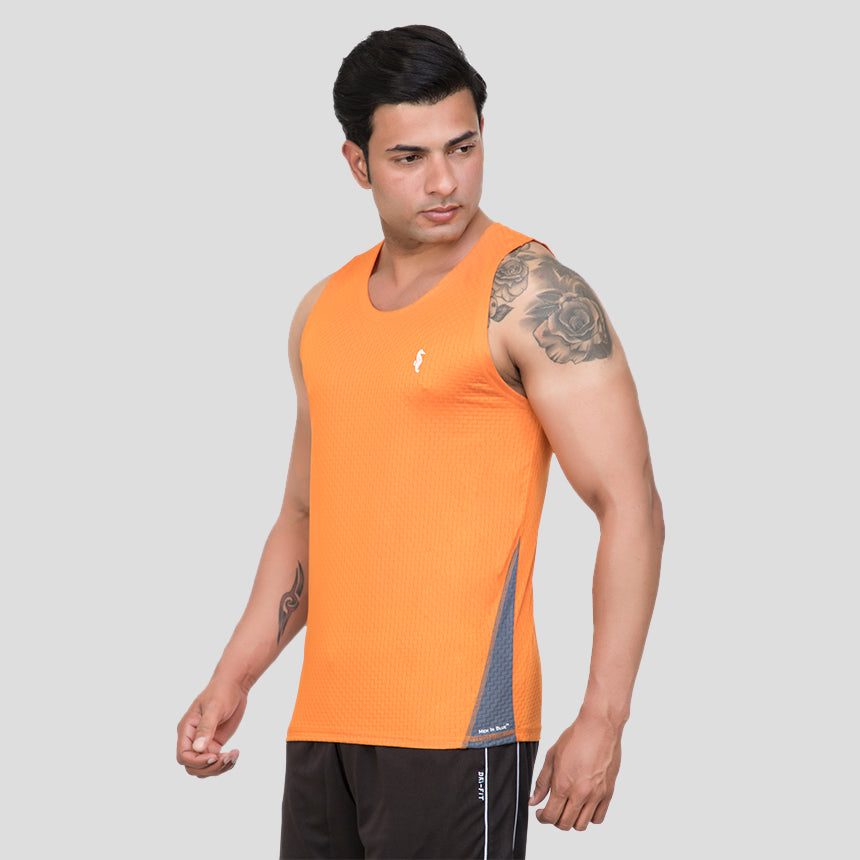 MENS SANDOW VEST 0112 PUMPKIN ORANGE