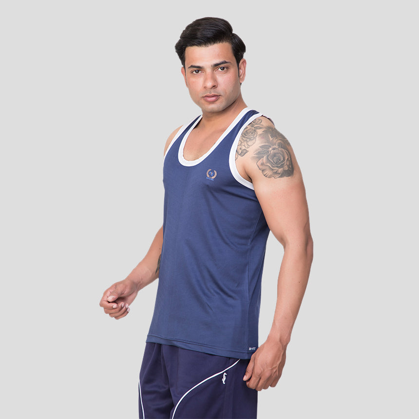 MENS SANDOW VEST 0112 NAVY