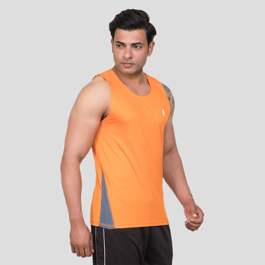 MENS SANDOW VEST 0112 PUMPKIN ORANGE