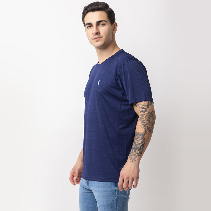 MEN IN BLUE DRY-FIT NAVY BLUE TRAINING TEE