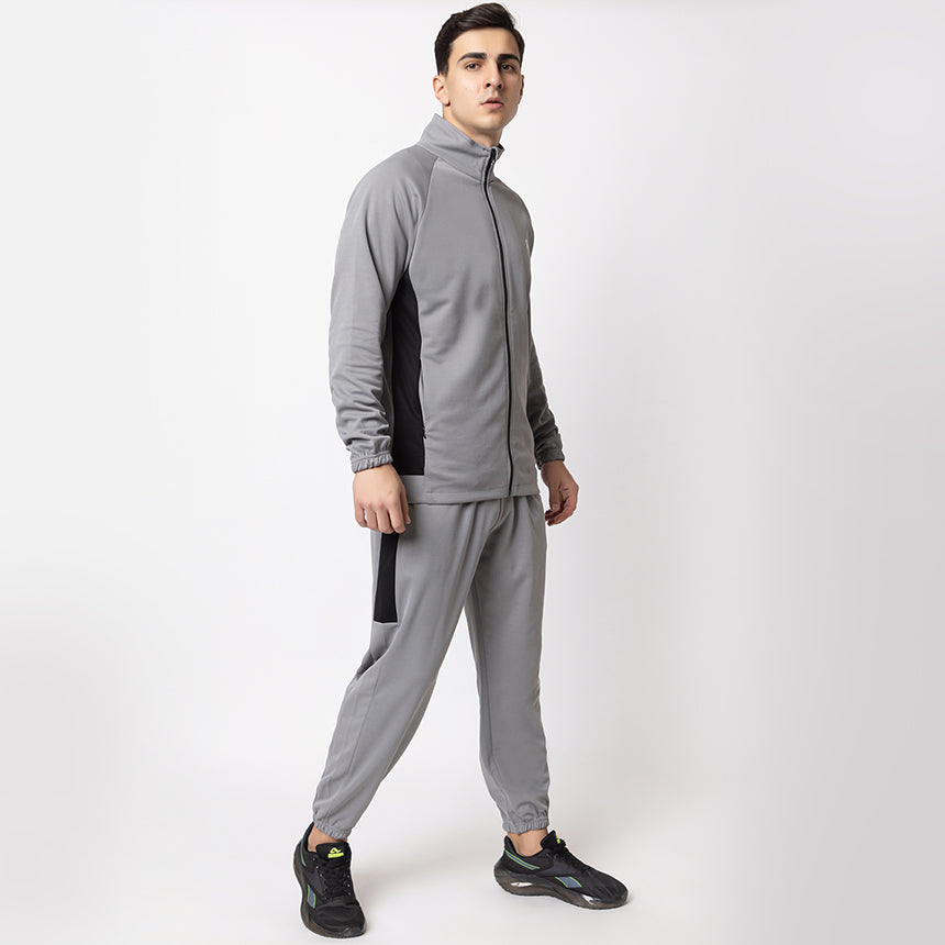 MEN IN BLUE TRACK SUIT AW GREY BLACK