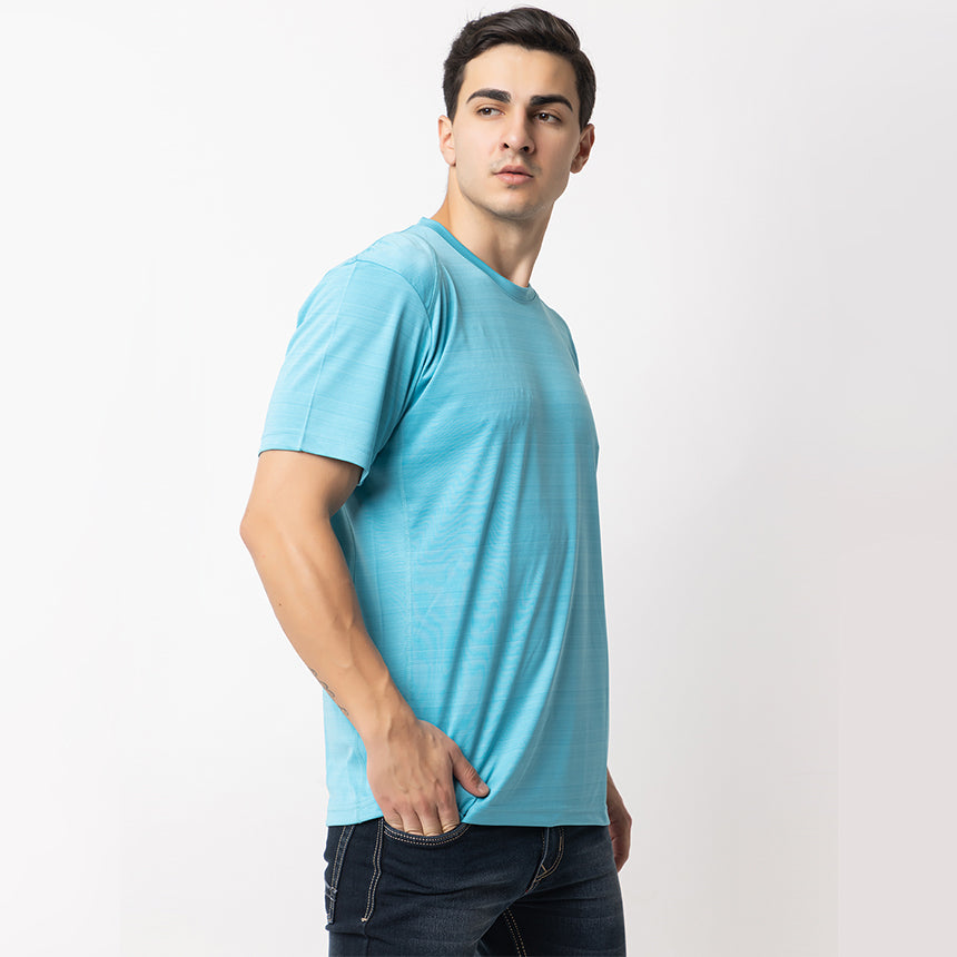 MEN IN BLUE DRY-FIT ARCTIC BLUE TRAINING TEE