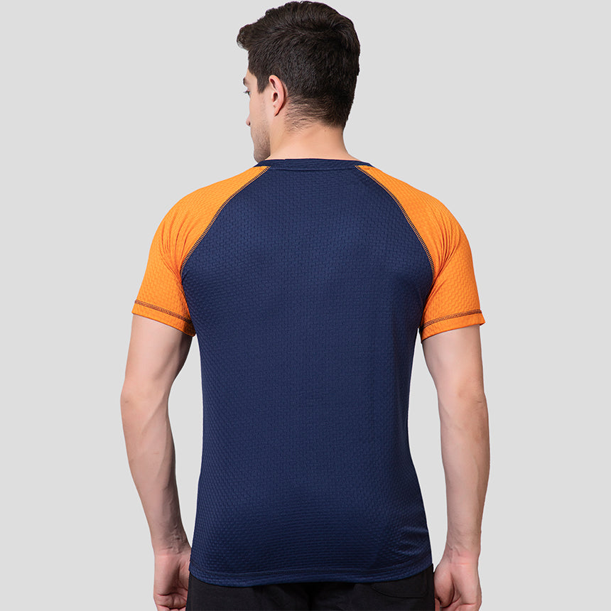 MENS T-SHIRT ROUND NECK PREMIUM NAVY