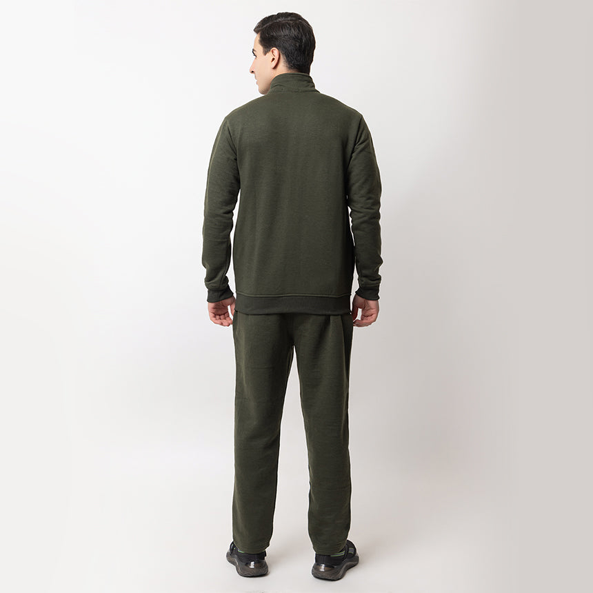 MEN IN BLUE TRACK SUIT FLEECE OLIVE