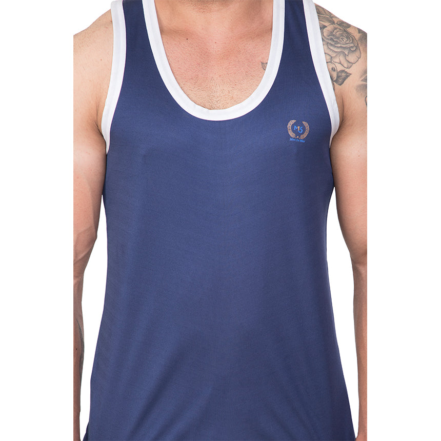 MENS SANDOW VEST 0112 NAVY