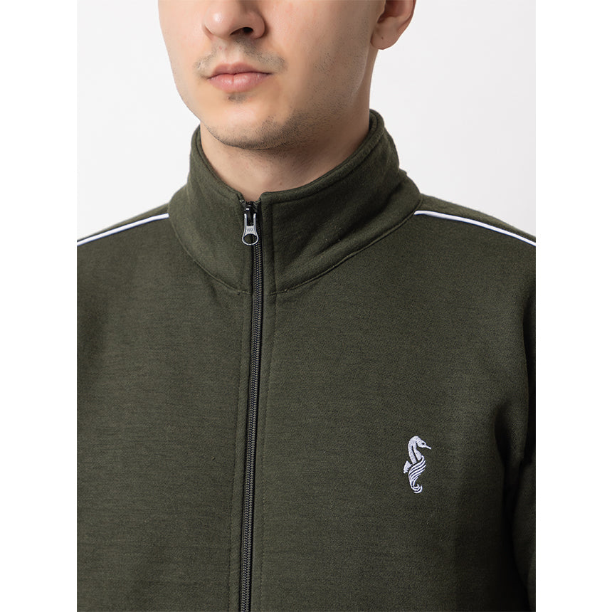 MEN IN BLUE TRACK SUIT FLEECE OLIVE