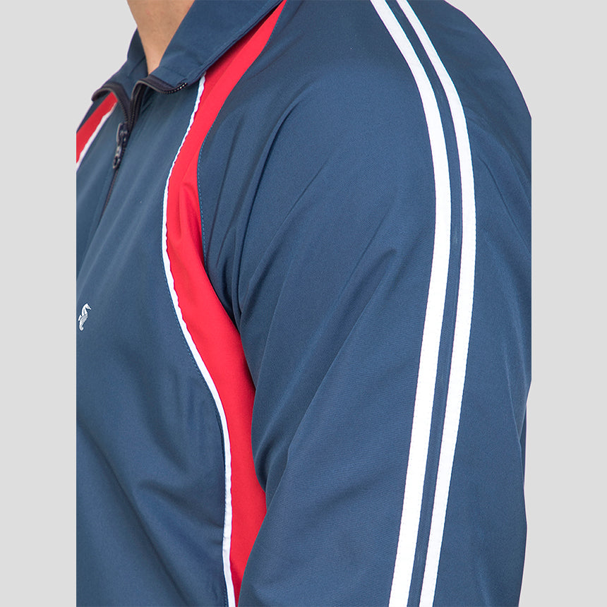 MENS TRACK SUIT 0104 CLASSIC NAVY RED