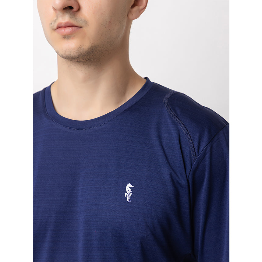 MEN IN BLUE DRY-FIT NAVY BLUE TRAINING TEE