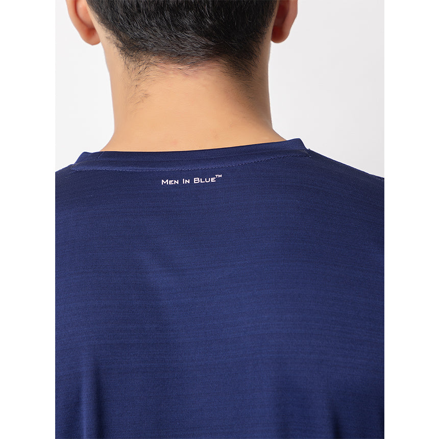 MEN IN BLUE DRY-FIT NAVY BLUE TRAINING TEE