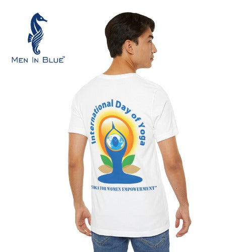 MEN IN BLUE YOGA TEE DRI-FIT